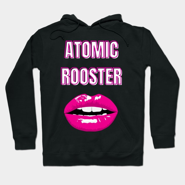 atomic rooster red lips Hoodie by angga108